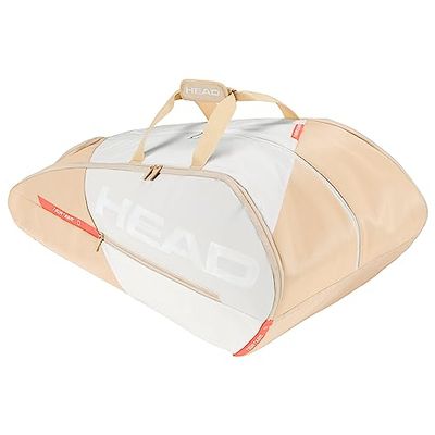 HEAD Tour Racquet Bag tennistas, kamille/wit, XL