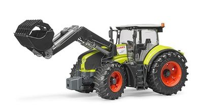 bruder 03013 - Claas Axion 950 con caricatore frontale, trattore, azienda agricola, rimorchio