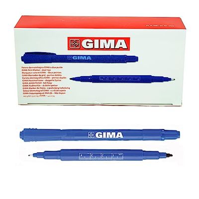 PENNA DERMATOLOGICA GIMA – doppia punta – conf. 10 pz.