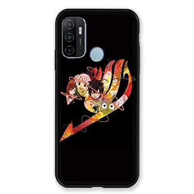 Beschermhoes voor Oppo A53 / A53S Manga Fairy Tail Logo Zwart