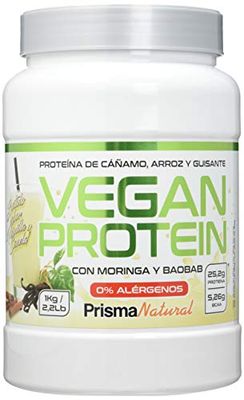 Prisma Natural Vegan Protein Sabor Vainilla-Canela 1Kg. 1 Unidad 100 g