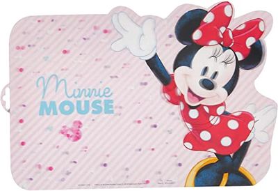 ALMACENESADAN -4729 Disney Minnie Mouse lenticulair product, herbruikbaar, BPA-vrij, afmetingen 43 x 29 cm placemat (8435510347291)