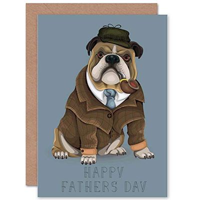 Wee Blue Coo FATHERS DAY BIRTHDAY GIFT BLANK GREETINGS CARD