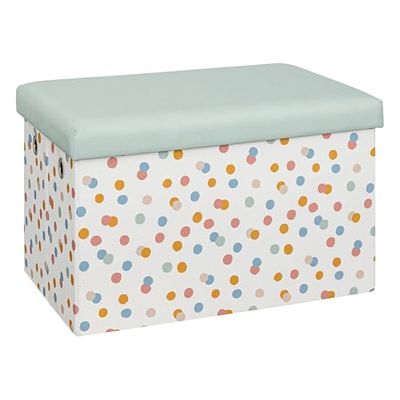 ATMOSPHERA CREATEUR D'INTERIEUR Opvouwbare zitzak Enio blauw 57 x 36 cm