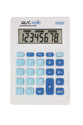 Hitech C1513BL miniräknare 8-delad vit