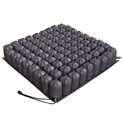 Queraltó Coussin Anti-escarres à cellules d'air, Housse, Pompe, Kit de réparation, 45x45x6cm