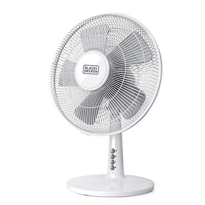 BLACK+DECKER BXEFD40E Ventilator van kunststof, wit