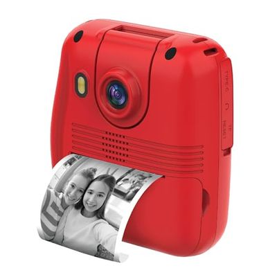 Groov-e Kidz Appareil Photo numérique à Impression instantanée – Appareil Photo 12 MP pour Enfants avec imprimante Thermique, Jeux, mémoire intégrée et Batterie Rechargeable – Enregistrement vidéo HD