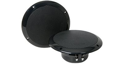 Resistente all' acqua, 12,7 cm, colore: Bianco 8 ohms Nero