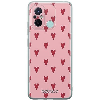 ERT GROUP mobiltelefonfodral för Xiaomi REDMI 12C/ REDMI 11A originalt och officiellt licensierat Babaco mönster Hearts 004 anpassad till formen på mobiltelefonen, fodral tillverkad av TPU-plast