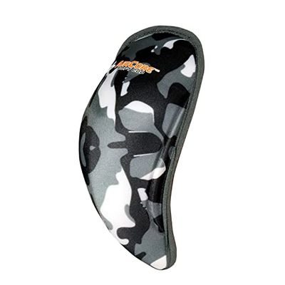 Shock Doctor Unisex - Volwassenen AirCore diepe bescherming, wit/carmo, S