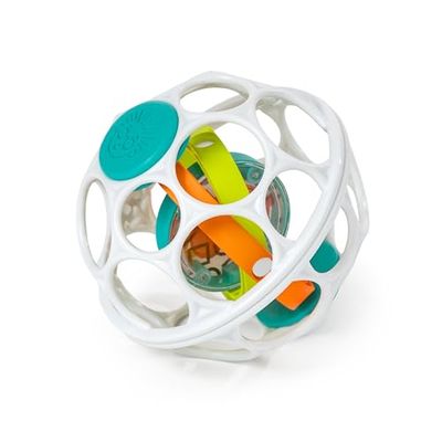 Jouet hochet Baby Einstein Grip & Spin Oball Easy Grasp, sans BPA, 0+ mois