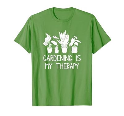 Gardening Is My Therapy Gardener Gardening T-Shirt