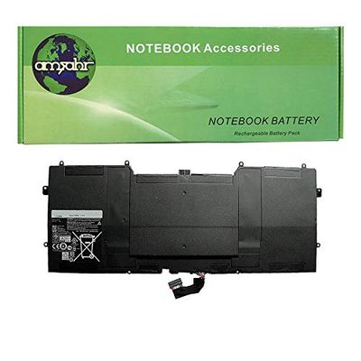 Amsahr C4K9V-03 - Batería de reemplazo para DELL C4K9V/XPS 13/XPS13- L321X, L322X/ XPS 12 9Q33/ XPS 13 9333 (Incluye Auricular Estéreo) Gris