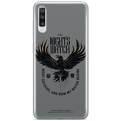 ERT GROUP mobiltelefonfodral för Samsung A70 originalt och officiellt licensierat Game od Thrones mönster Game of Thrones 003 anpassad till formen på mobiltelefonen, fodral tillverkad av TPU-plast