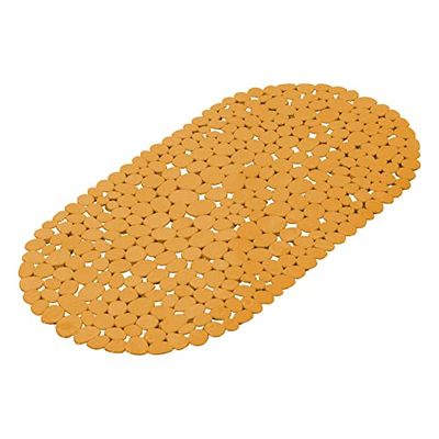 douceur d'intérieur, Bath Base 36 x 69 cm Ochre PVC Plain Vitamin