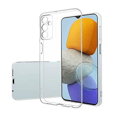 Fyxkljv Stylish Trasparente Design, sottile anti impronte digitali Coating for Easy Cleaning of Smartphone Case, adatto per SamsungM23 5G