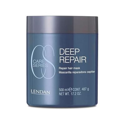 LENDAN - Maschera riparatrice per capelli - Deep Repair - 500 ml - per capelli danneggiati e devitalizzati - con cheratina idrolizzata - Idrata e ripara - Aumenta la lucentezza dei capelli - Anti