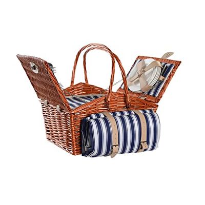 DKD Home Decor Panier, Paille, Estándar