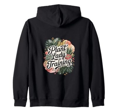 Pianta Signora in Formazione Carino Giardinaggio Piante da Interno Felpa con Cappuccio