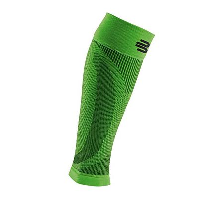BAUERFEIND, 1 Pair of Unisex Right/Left Lower Leg Compression Sleeves, For sports and exercise, Strengthens musculature, Size: L extra long, Green, 29352023600043