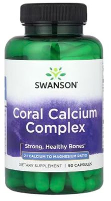 Swanson - Coral Calcium Complex | Bone and Immune Health - 90 Capsules