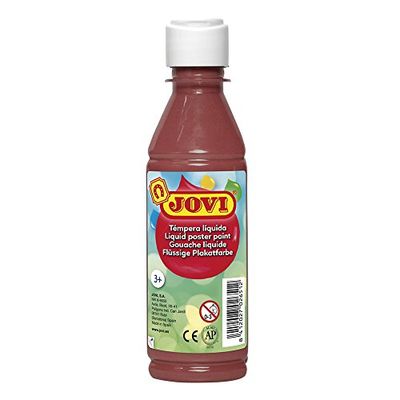 Tempera liquida jovi escolar 250 ml marron