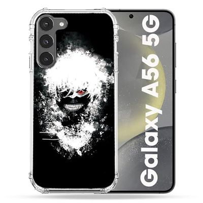 Cokitec Wzmocnione etui do Samsung Galaxy A56 5G Manga Tokyo Ghoul Kaneki Tag