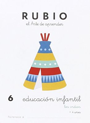 Educación Infantil 6 RUBIO. Los indios. 9788415971863 | +4 años