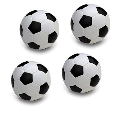 alldoro 63093 Soft Football, Color Blanco y Negro, Ø 10 cm
