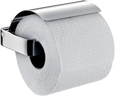Emco Loft 50000100, Chrome, Toilet Paper, Lid, Roll Holder, Wall Mounted, Aluminium, One Size