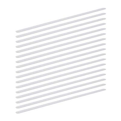 Relaxdays Bandes antidérapantes set de 17 longueur 60 cm escalier carrelage autoadhésif douche, transparent