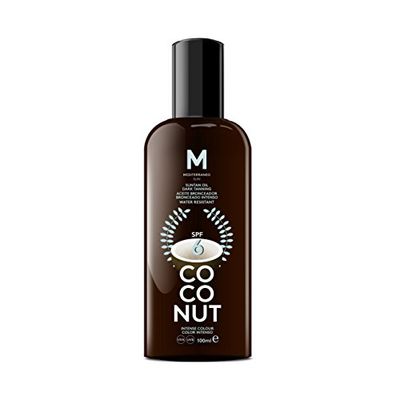 Mediterraneo Sun Aceite Bronceador con Exóticos Extractos Frutales - 3 Recipientes de 100 ml - Total: 300 ml