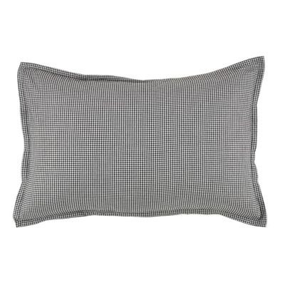 Alexandra House Living Housse de Coussin Alda Noir 50 x 70 cm