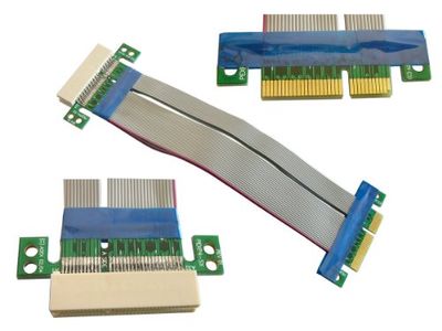 KALEA-INFORMATIQUE Riser di espansione per porta PCI Express x4 a porta PCIe x4, lunghezza 185 mm