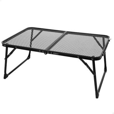 AKTIVE 63084 Klaptafel, licht, 60 x 40 x 25 cm, kantelbeveiliging, bestand tegen hoge temperaturen, draagkracht 20 kg, draaggreep, veiligheidssluiting, camping