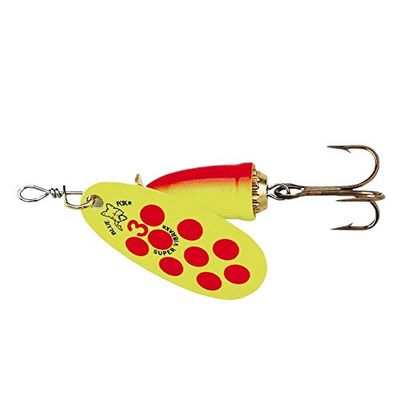 Blue Fox Classic Vibrax 04 Painted tackle, unisexvuxna, fiskbete, 60-40-720IC, varm clown, 3/8