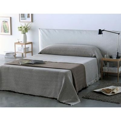 ECOMMERC3 | Multipurpose Bedspread Size 130 x 180 cm for Sofa or Bed – Multi-purpose Foulard Extra Soft Touch Grey