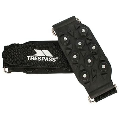 Trespass Clawz, 1 Paio di ramponi/Punte con Borsa per Il Trasporto, Colore: Nero