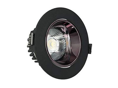 V-TAC VT-2-13 10W LED Reflector Cob Downlight med Samsung Chip Vit 6400K Svart Hölje