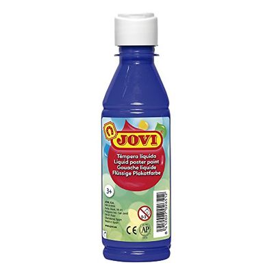 Tempera liquida jovi escolar 250 ml azul ultramar