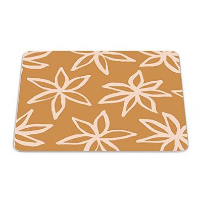 Bonamaison, Rechthoek Pop Art Digital bedrukte muismat, antislip onderkant, voor kantoor en thuis, grootte: 22x18 cm
