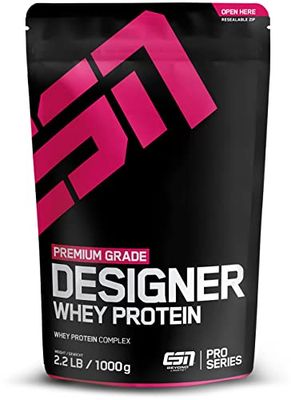 ESN Designer Whey Protein Powder, Neutral, 1000 g, 2.2 lbs, 33 Servings