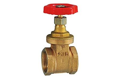 RIEGLER 103779-250.38 mofafsluitschuiver, zonder spindelslag, messing, G 1 1/2, DN 40, 1 stuk