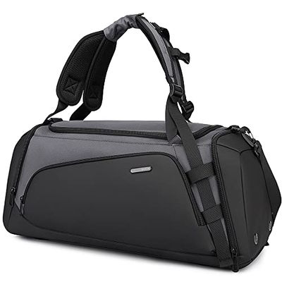 BANGE Sac de Sport pour Homme, Sac à Dos de Sport avec Poche de départ sèche et Humide avec Compartiment à Chaussures, Sac de Sport pour Voyage à Courte Distance pour Homme Femme…