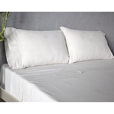 Versace 19V69 Q2879 Abbigliamento desportivo Set lençóis com 2 fronhas almofada, branco