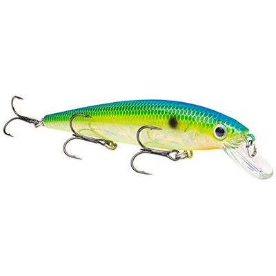 Strike King Unisex KVD Jerkbait 3 Hook, Pro Citrus Shad visaas, 0,05