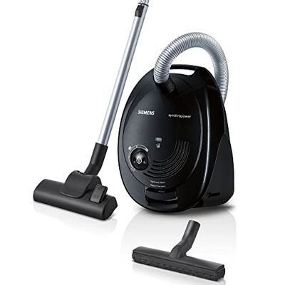 Siemens VS06B112A - Aspirador con bolsa, etiquetado energético BBED, motor highPower