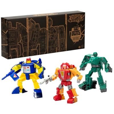 TRANSFORMERS Generations Selects Legacy United Deluxe Class Go-Bot Guardians 3 Pack, 14 cm Converting Action Figures, 8+