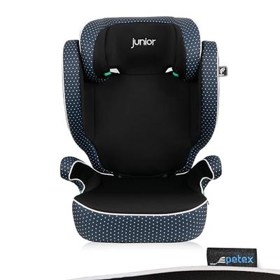 PETEX 1 siège auto Basic i-Size conforme à la norme ECE R129 pour les enfants d'environ 100 à 150 cm - Siège auto réglable en hauteur - Bleu